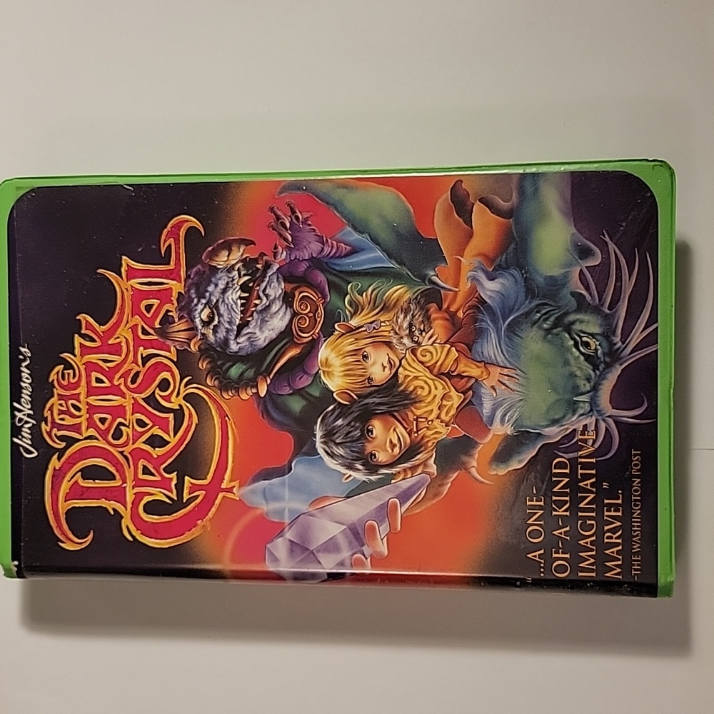 Vintage The Dark Crystal VHS Movie Jim Henson